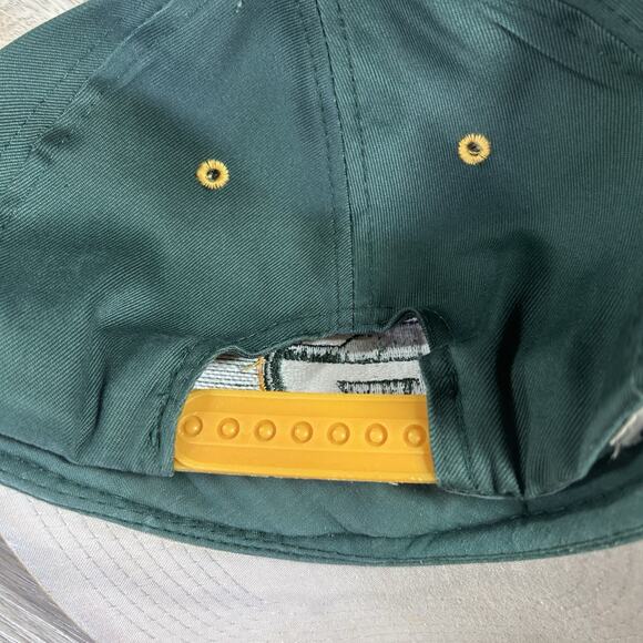 Vintage Green Bay Packers Hat Snapback NFL Football Logo 7 Green Yellow Cap - Picture 2 of 9